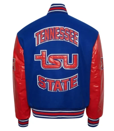 Tennessee State University Royal and Red Varsity Jacket