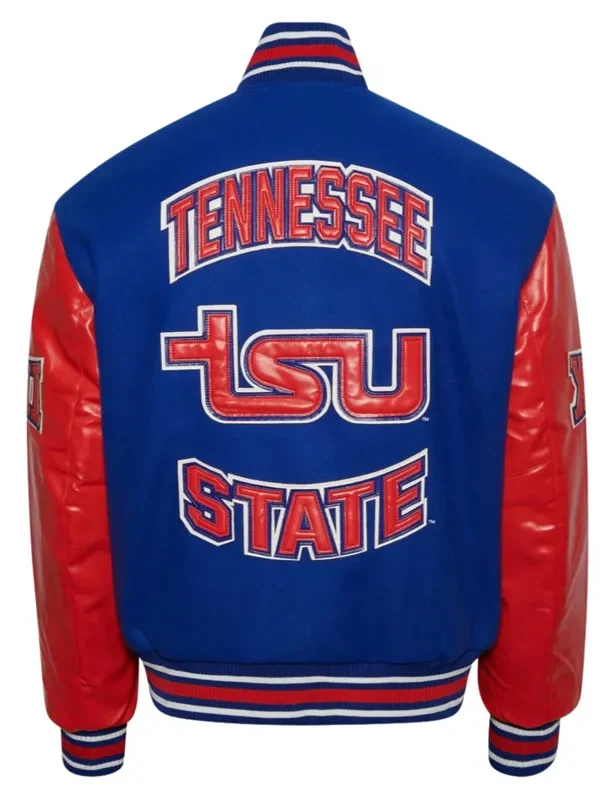 Tennessee State University Royal and Red Varsity Jacket