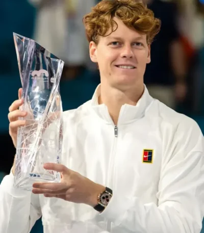 Miami Open Jannik Sinner White Jacket