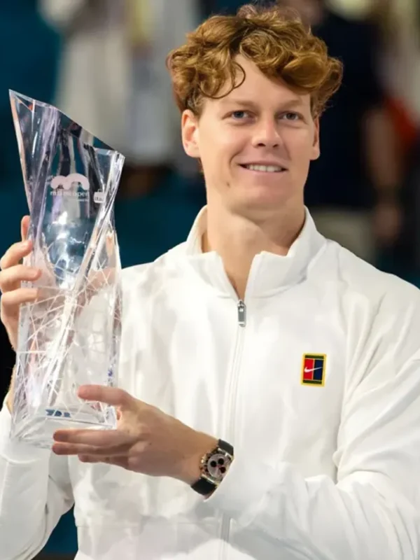 Miami Open Jannik Sinner White Jacket