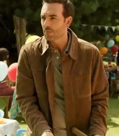 The Accident 2024 Emiliano Lobo Brown Jacket