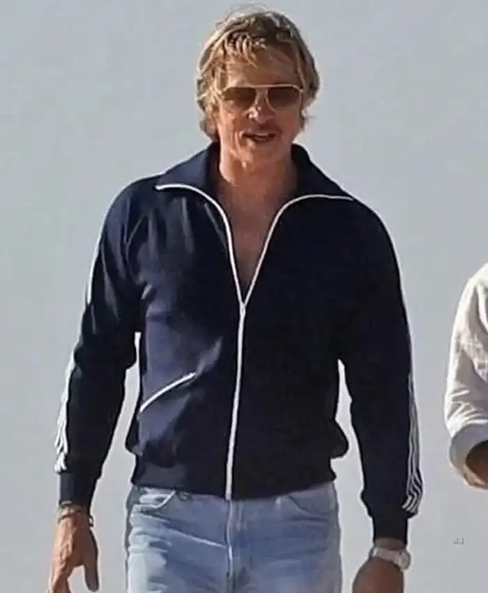 The Adventures of Cliff Booth Brad Pitt Track Jacket The Adventures of Cliff Booth Brad Pitt Track Jacket