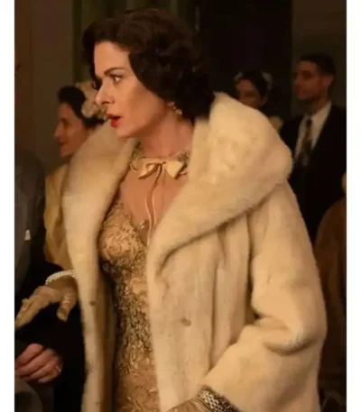 The Alto Knights Debra Messing White Coat