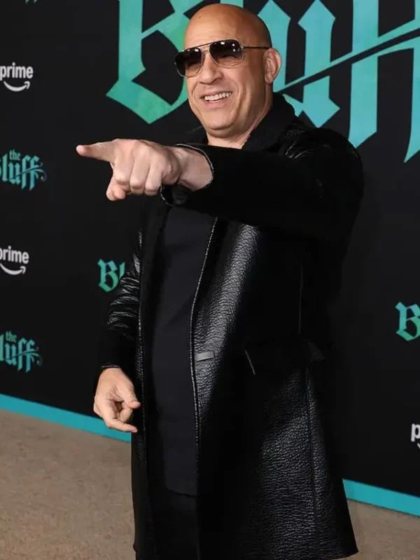 Vin Diesel The Bluff Event Leather Coat