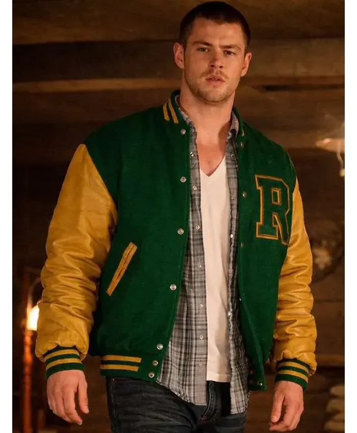 The Cabin in the Woods Chris Hemsworth Varsity Jacket The Cabin in the Woods Chris Hemsworth Varsity Jacket