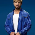 The Chase For Carrera Ryan Gosling Blue Bomber Jacket