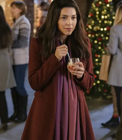 The Christmas Ring Nazneen Contractor Wool Coat