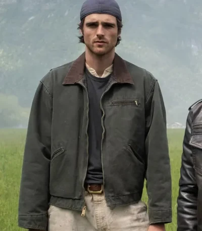 The Dog Stars Jacob Elordi Green Cotton Jacket