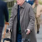 The Great Escaper Michael Caine Grey Cotton Coat