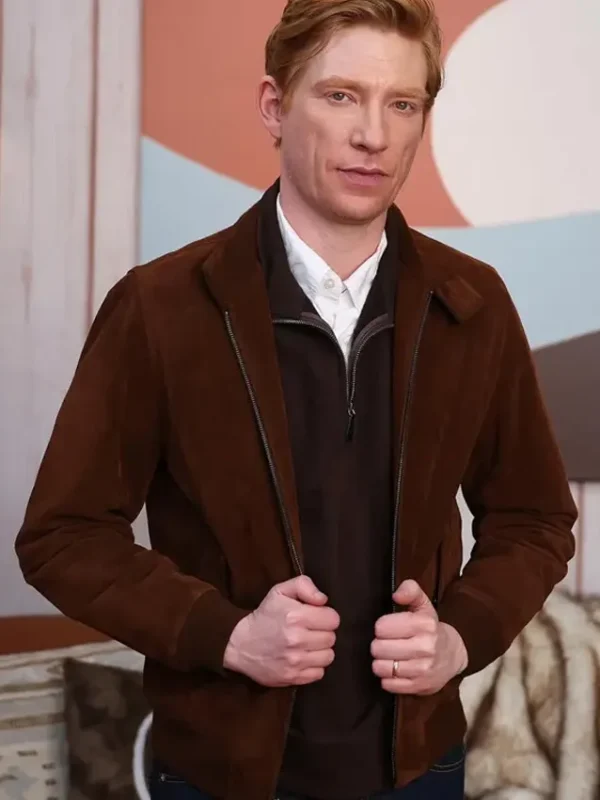 The Incomer Domhnall Gleeson Brown Jacket