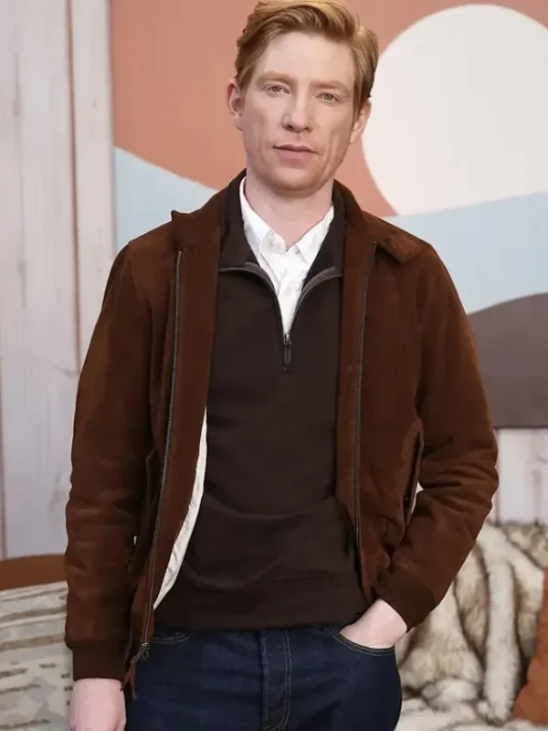 The Incomer Domhnall Gleeson Brown Jacket