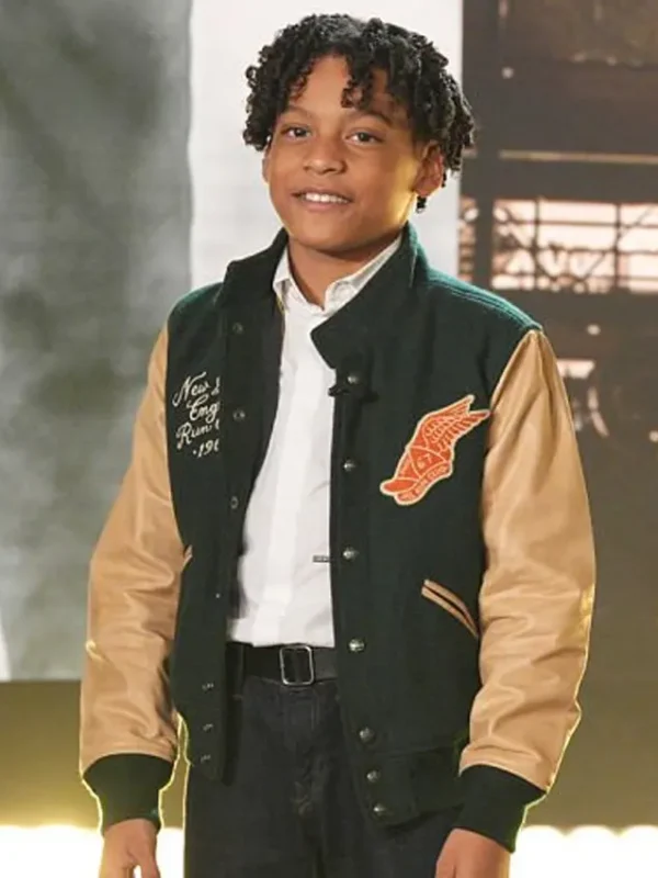 The Jennifer Hudson Show Juliano Krue Valdi Varsity Jacket