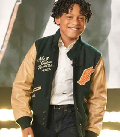 The Jennifer Hudson Show Juliano Krue Valdi Varsity Jacket