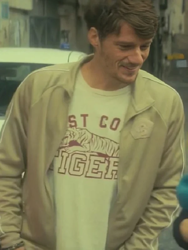 The Love Scam 2025 Antonio Folletto Grey Jacket