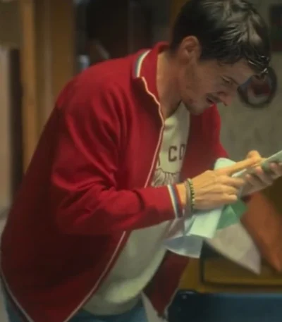 The Love Scam 2025 Antonio Folletto Red Jacket