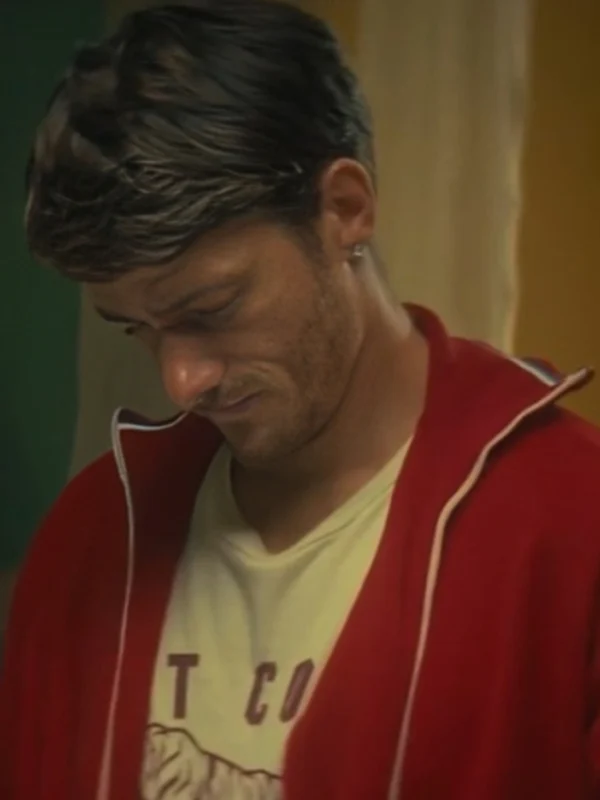 The Love Scam 2025 Antonio Folletto Red Jacket