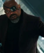 The Marvels 2023 Samuel L. Jackson Brown Coat