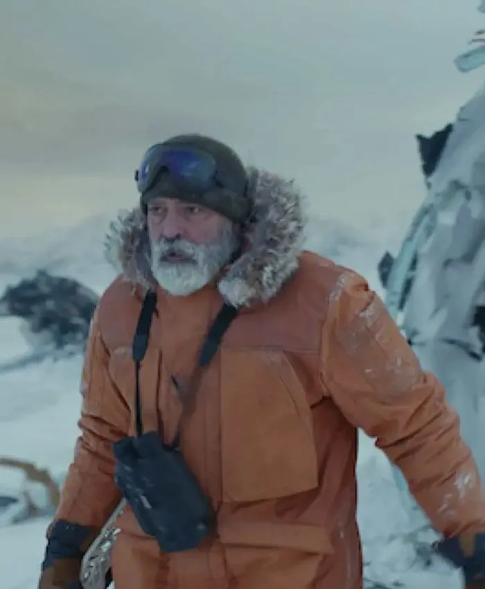 The Midnight Sky Augustine Orange Parka Coat The Midnight Sky Augustine Orange Parka Coat