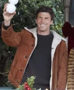 The Mistletoe Secret Christopher Russell Shearling Jacket