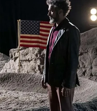 The Pentaverate Keegan-Michael Key Black Leather Jacket