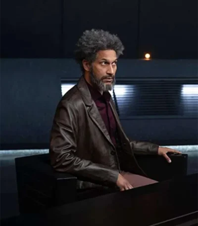 The Pentaverate Keegan-Michael Key Black Leather Jacket