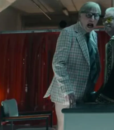 The Pentaverate Mike Myers Plaid Checkered Coat