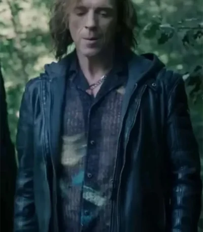 The Radleys 2024 Damian Lewis Black Leather Jacket