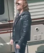 The Radleys 2024 Damian Lewis Black Leather Jacket