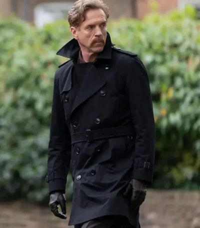The Runner Damian Lewis Black Coat