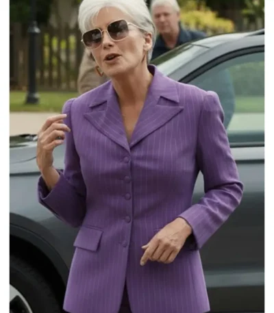 The Sheep Detectives Emma Thompson Purple Blazer