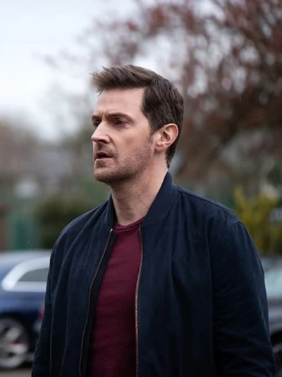 The Stranger Adam Price Blue Jacket