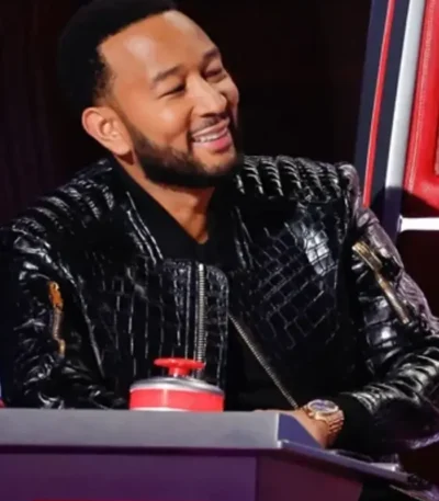 The Voice John Legend Crocodile Jacket