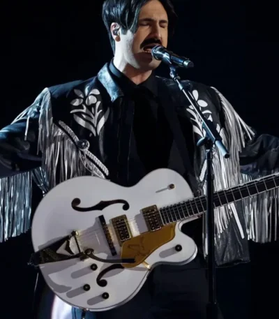 The Voice S26 Danny Joseph Fringe Leather Jacket