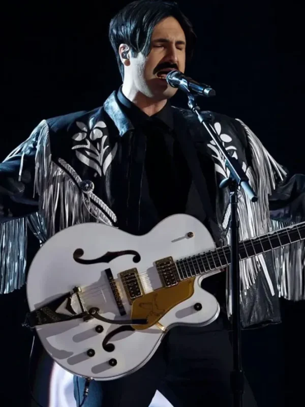 The Voice S26 Danny Joseph Fringe Leather Jacket