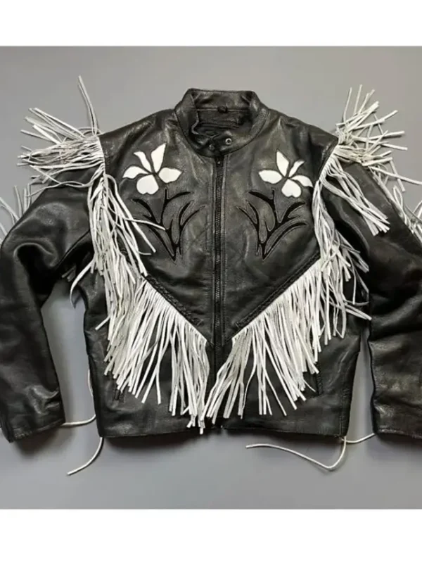 The Voice S26 Danny Joseph Fringe Leather Jacket