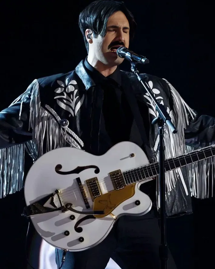 The Voice S26 Danny Joseph Fringe Leather Jacket The Voice S26 Danny Joseph Fringe Leather Jacket