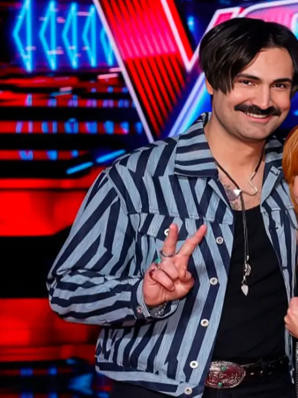 The Voice S26 Danny Joseph Striped Jacket