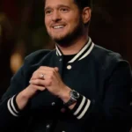 The Voice S29 Michael Buble Green Varsity Jacket