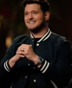 The Voice S29 Michael Buble Green Varsity Jacket