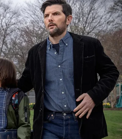 The Whisper Man Adam Scott Corduroy Blazer