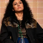 The Wrong Girls Alia Shawkat Leopard Print Jacket