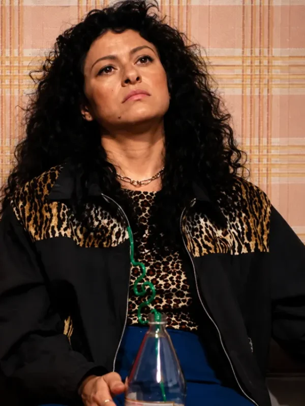 The Wrong Girls Alia Shawkat Leopard Print Jacket