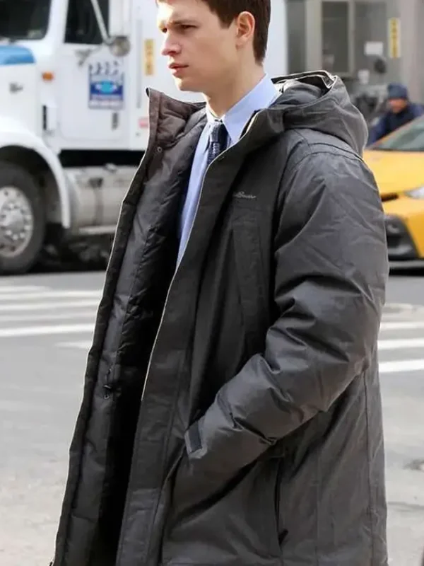 Theodore Decker The Goldfinch Grey Hooded Coat