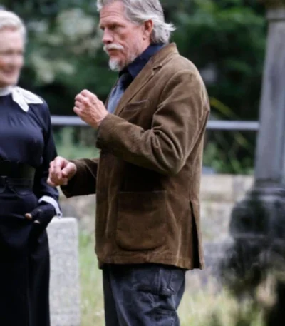 Thomas Haden Church Wake Up Dead Man Brown Blazer
