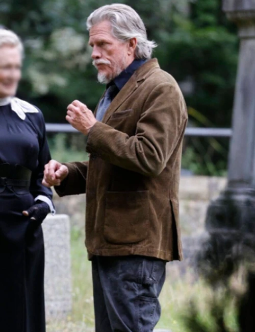 Thomas Haden Church Wake Up Dead Man Brown Blazer Thomas Haden Church Wake Up Dead Man Brown Blazer