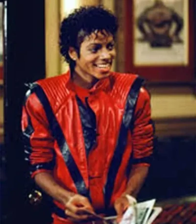 Thriller Michael Jackson Red Leather Jacket