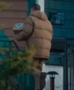 Tim Robinson Friendship Beige Puffer Jacket