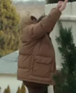 Tim Robinson Friendship Beige Puffer Jacket