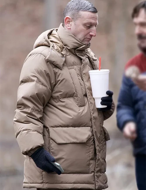 Tim Robinson Friendship Beige Puffer Jacket Tim Robinson Friendship Beige Puffer Jacket