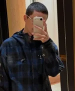 Timothée Chalamet Flannel Zip Up Jacket